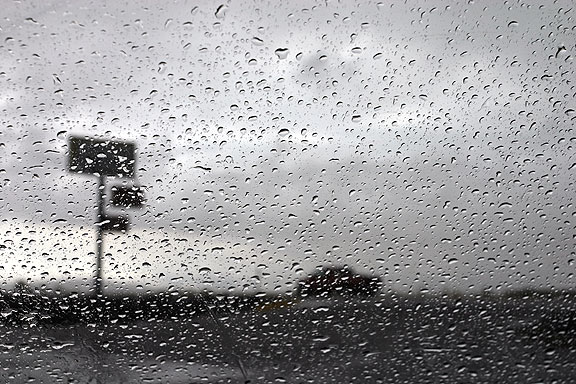 Rain in Farson, Wyoming