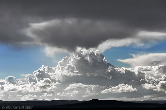 Summer clouds, west of the Rio Grande Gorge