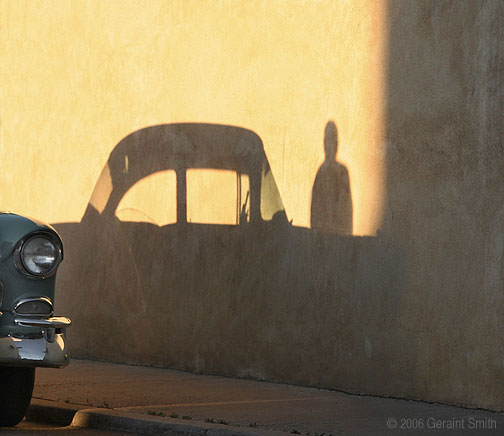 '55 Chevy on Taos Plaza