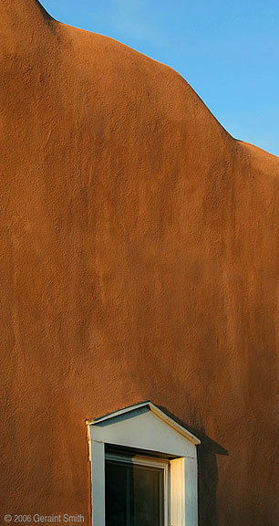 Adobe and window on Upper Ranchitos, Taos, NM