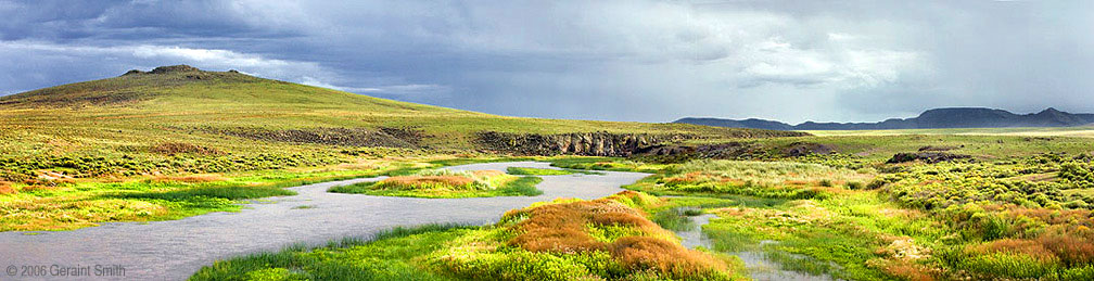 The start of the Rio Grande Gorge in Colorado from Highway 142