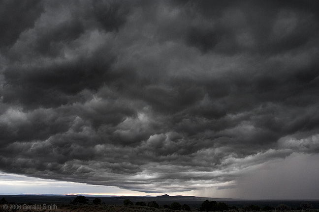 Storm cloud over Taos this week, taken from highway 68 south of town