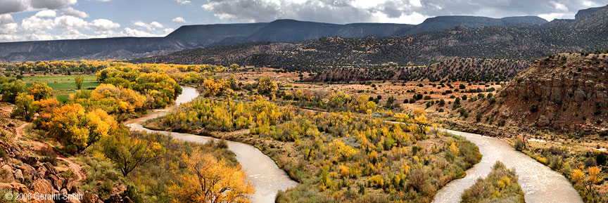 The Chama river at Abiquiu, NM