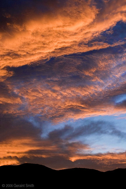 My back porch sunrise Taos