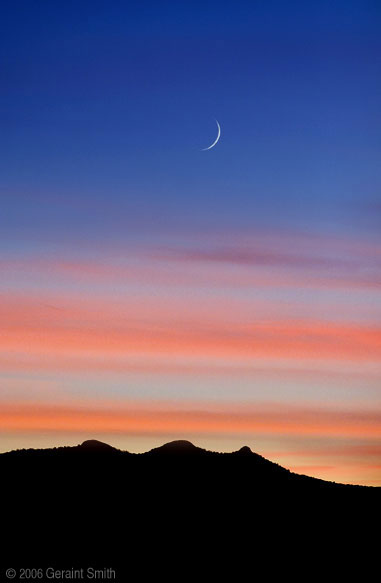 Moonrise over Three Peaks 