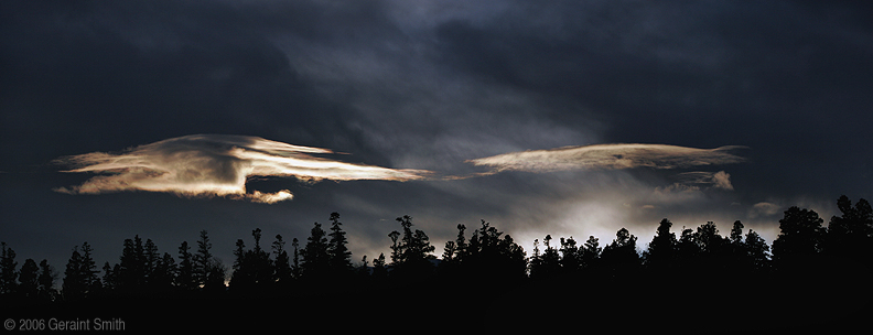 Clouds over Bobcat Pass near Red River New Mexico