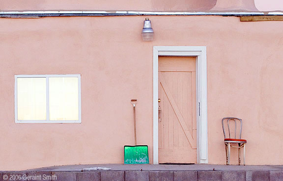 A hint of Christmas in Ranchos de Taos, New Mexico