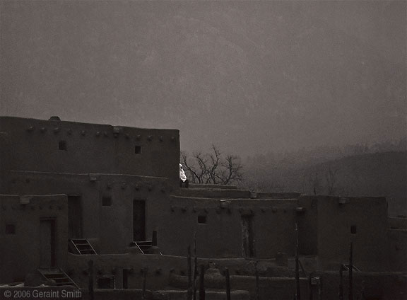 Christmas eve at Taos Pueblo