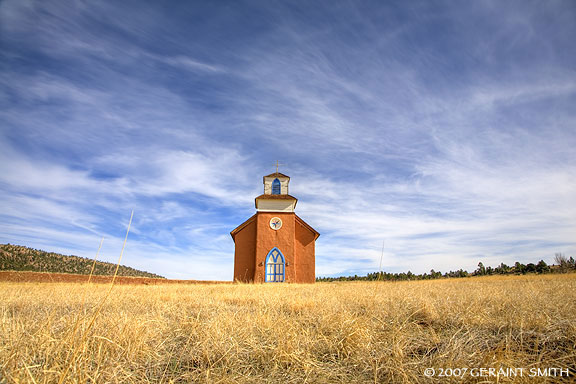 The church San Rafael, La Cueva, NM