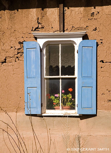 William Salman Ranch Store window, La Cueva, New Mexico