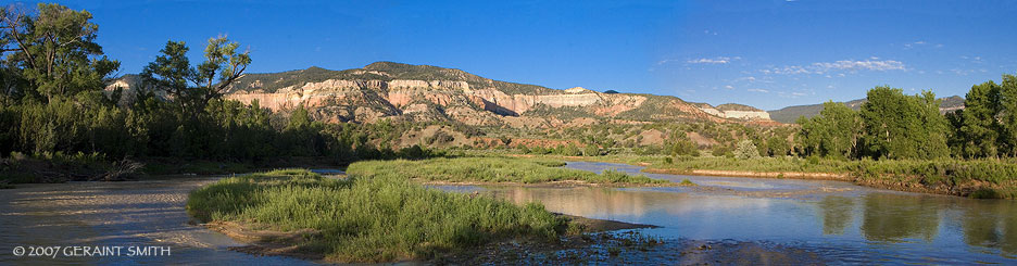 Morning on the Rio Chama, near Abiquiu, NM