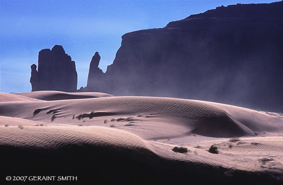 In the dunes at Monument Valley Navajo Tribal Park, Arizona/Utah