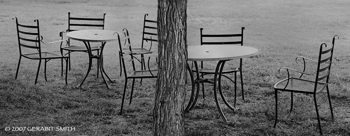 Chairs at Overland Ranch stores "No reservations required"