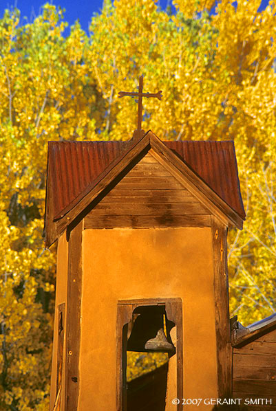 Fall colors at the Santuario de Chimayo, NM