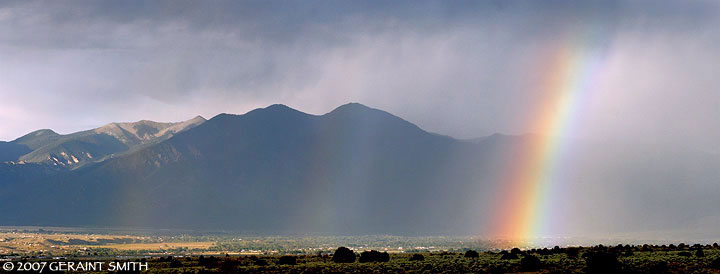 Yesterday evening in Taos Valley