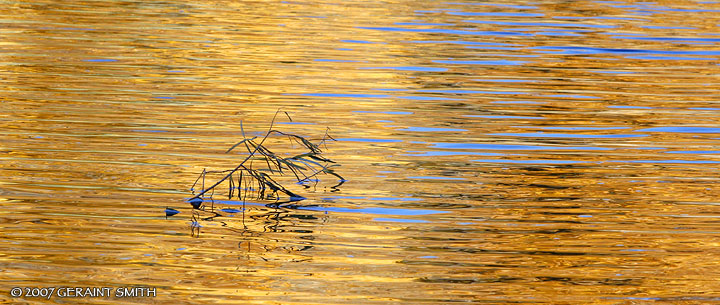 Reflections on the Rio Grande yesteday after noon