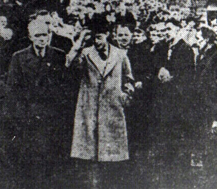 My great grandfather (on left) with King Edward, who abdicated to marry an american Mrs Simpson
