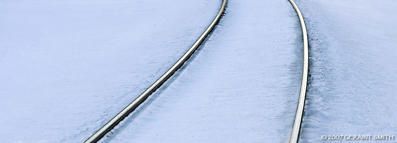 Snow on the tracks ... BNSF railroad
