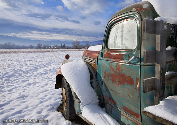 Parked in the field at Overland Ranch