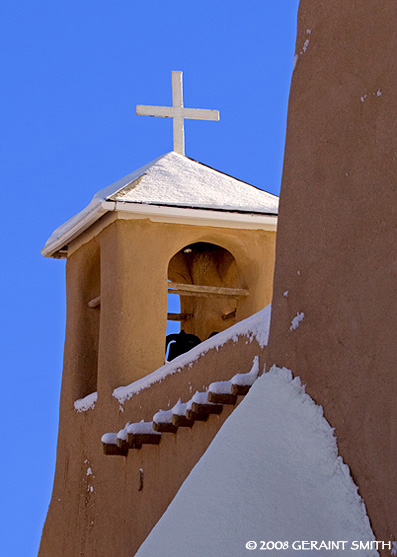 Adobe blanca ... St Francis Church Ranchos de Taos, NM
