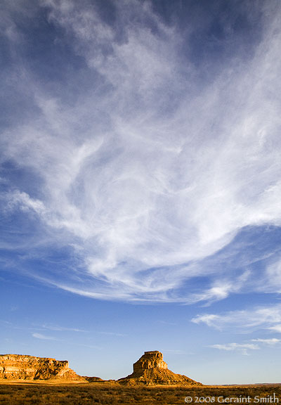 Fajada Butte and cloudsfrom this weeks trip to Chaco Canyon(Chaco Culture National Historical Park, NM)