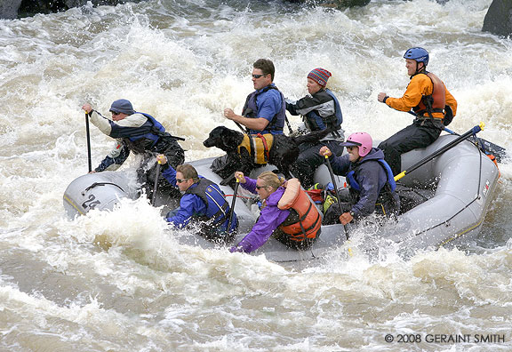 Spring rafting on the Rio Grande in the Box
