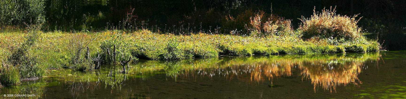 A fishing hole in La Junta Canyon, Carson National Forest, New Mexico