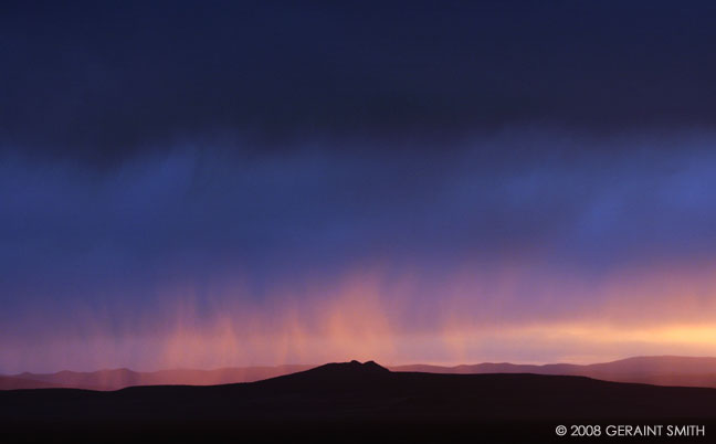 The sky across the Mesa , Taos, New Mexico