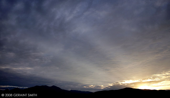 Dawn over Taos Valley 