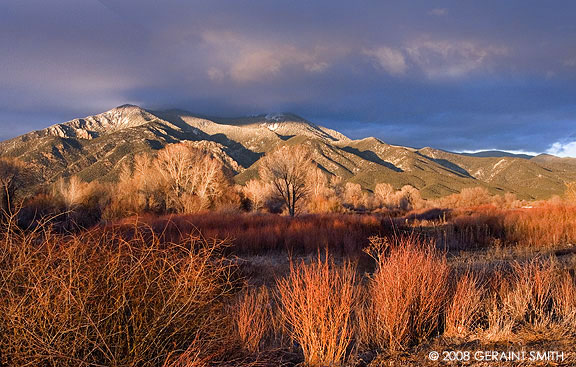 Mountain light, Taos, NM