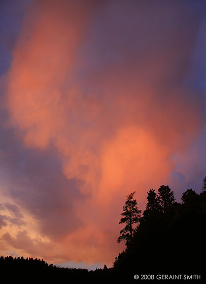 Sky over US Hill onHighway 518 New Mexico