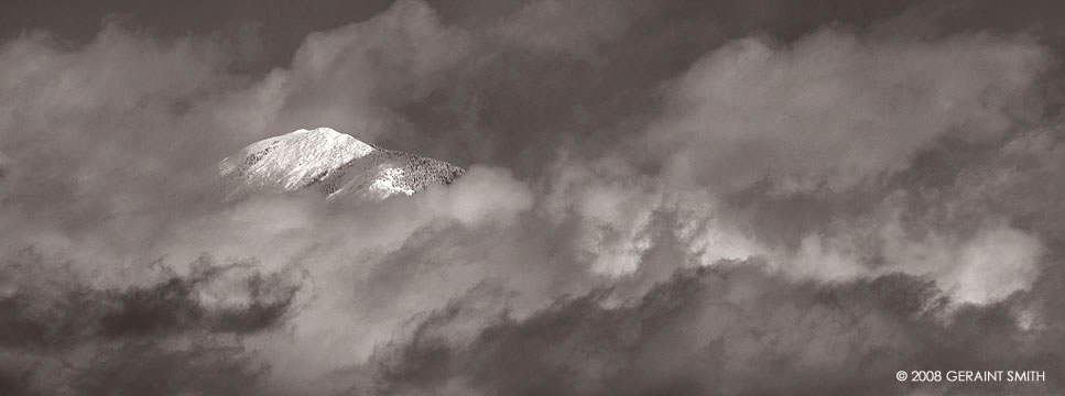 Fresh snow on Pueblo Peak (Taos Mountain)