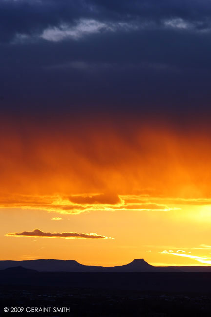 Cerro Pedenal sunset