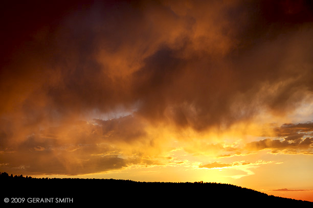 A little sunset from the highroad to Taos