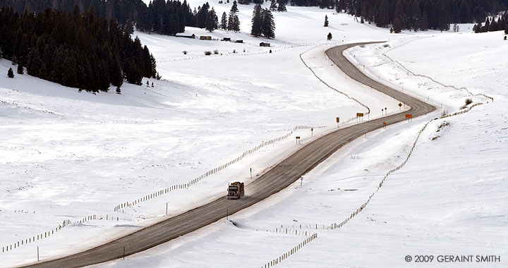 2009 January 26: On the road, Highway 64 to Chama, NM 