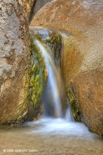 The falls above the Village of Dixon, New Mexico