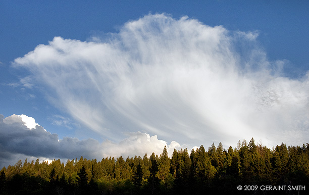 Clouds over Hopewell Lake Northern, NM