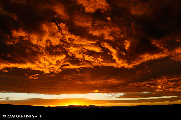 Jemez Mountains sunset