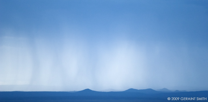 Mesa blue rain, Taos NM