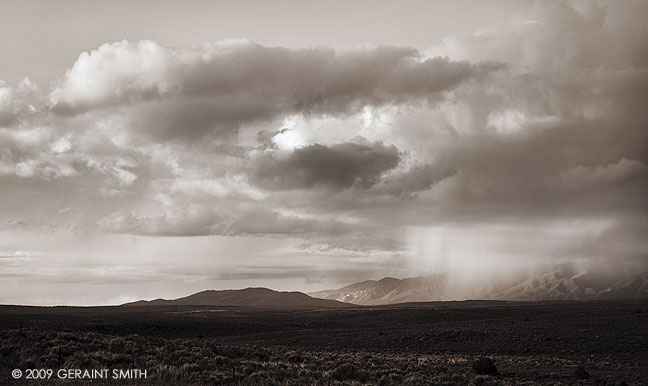 Storm over the mesa, northof Taos, NM