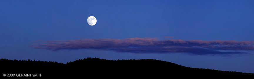 July's full moon rise from my porch