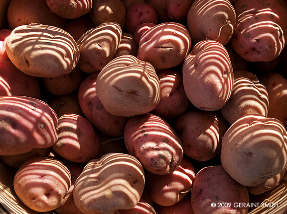 Potatos Continuing with a theme of shadows at the farmer's market