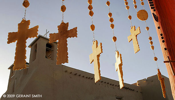 Down at the famous Church of St Francis, Ranchos de Taos