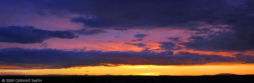 Driving north out of Taos