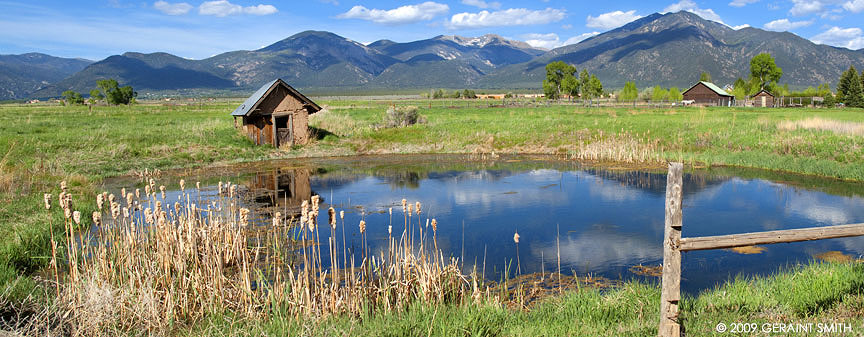 A rural scene on the north side of Taos