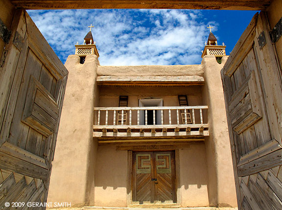 Las Trampas church on the high road to Taos