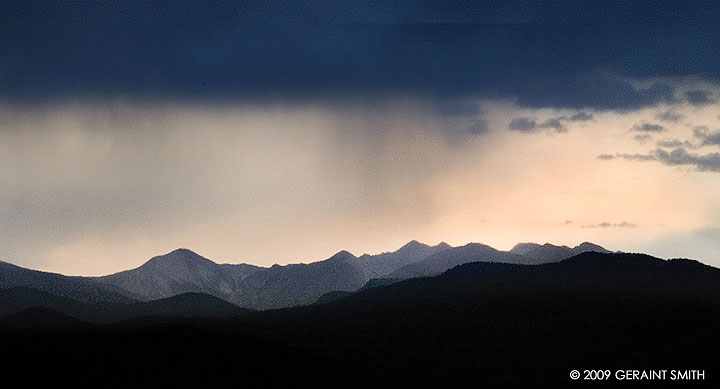 The Trucahas Peaks seen from Arroyo Seco