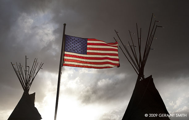 The tipis south of Taos, NM