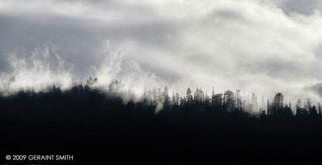 Morning clouds clearing