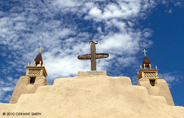 A crisp spring day in Las Trampas on the high road to Taos